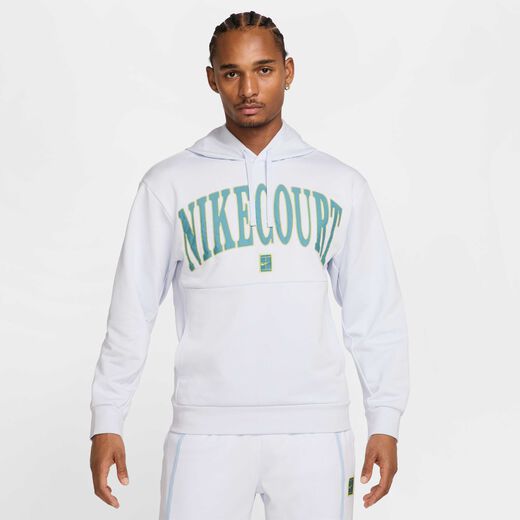 Tennis Hoodies & Sweatshirts-Nike, NikeCourt Heritage, Men's Dri-FIT Fleece Tennis Hoodie