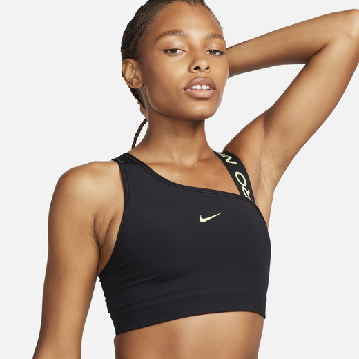 Buy Nike Women's Swoosh Longline Sports Bra Black in Dubai, UAE -SSS