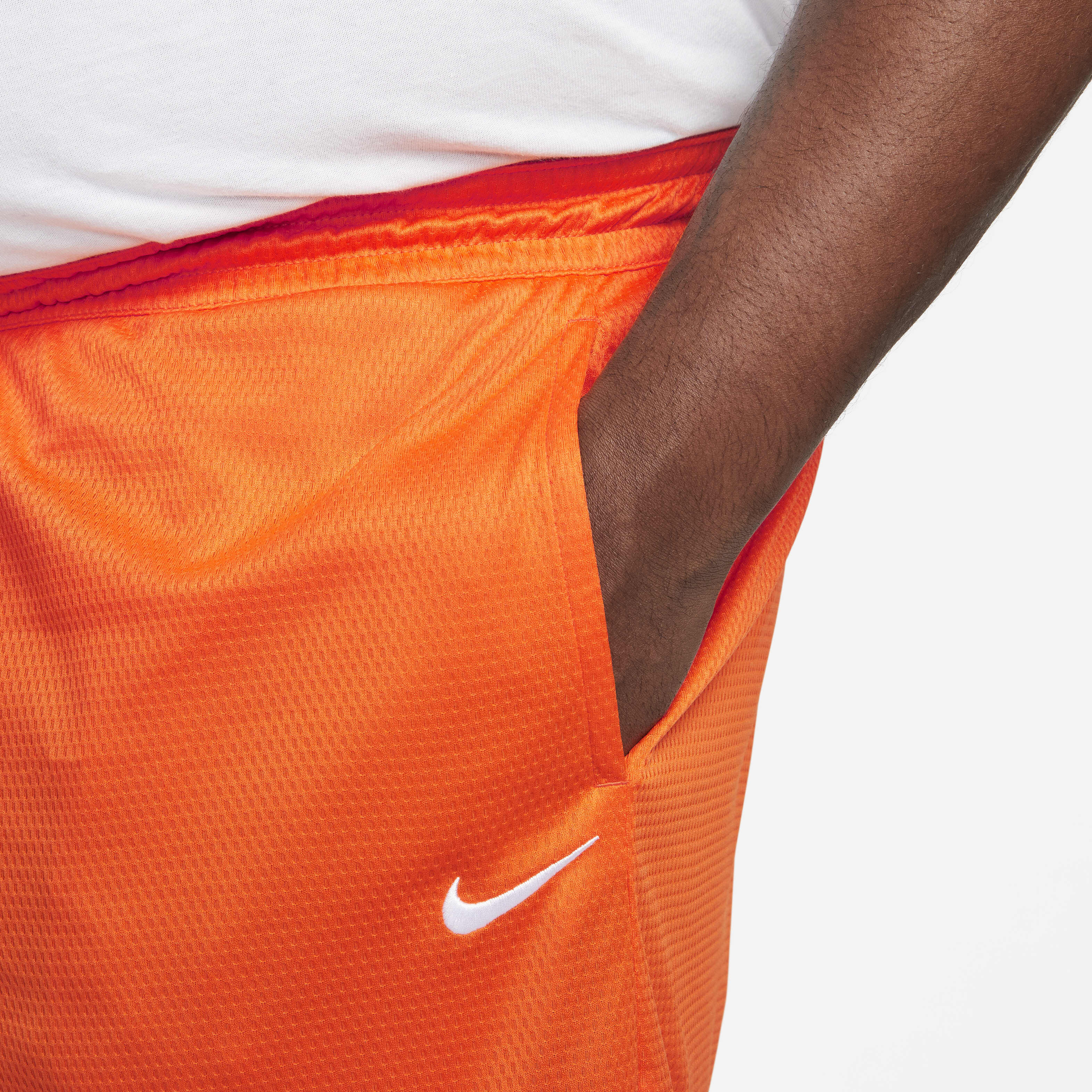 Buy Nike Icon Men s Dri FIT 20cm approx. Basketball Shorts Safety Orange Game Royal White White Nike UAE Official