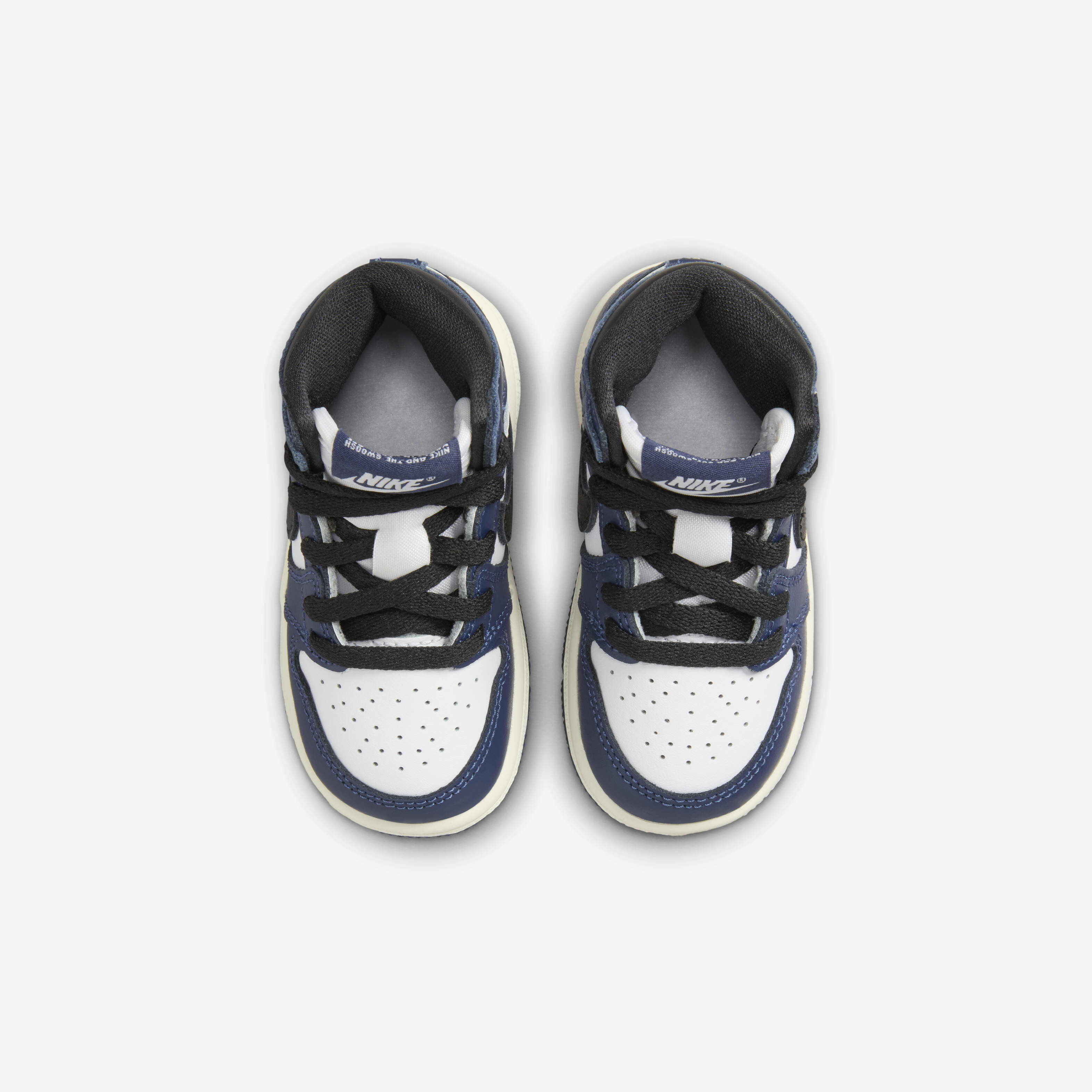 Buy Jordan 1 Retro High OG Baby Toddler Shoes Midnight Navy White Sail Black Nike UAE Official