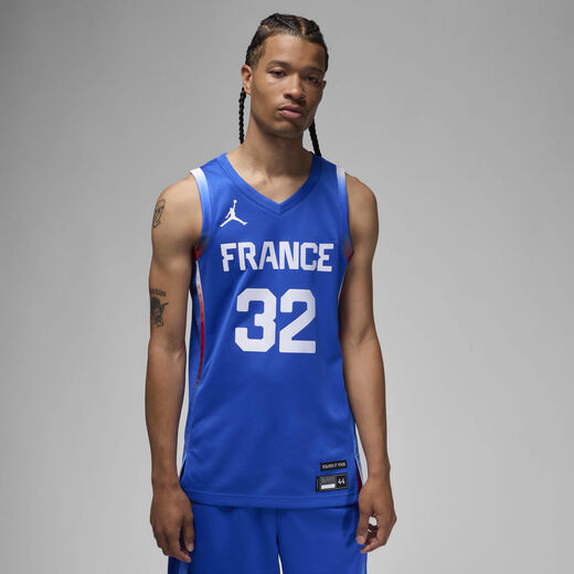 Kits & Jerseys-Jordan, Victor Wembanyama France Limited Road, Men's Jordan Basketball Replica Jersey