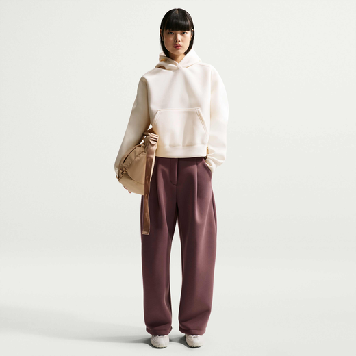 Clothing-Nike, Nike Pre-Game Fleece, Women's Loose Mid-Rise Trousers