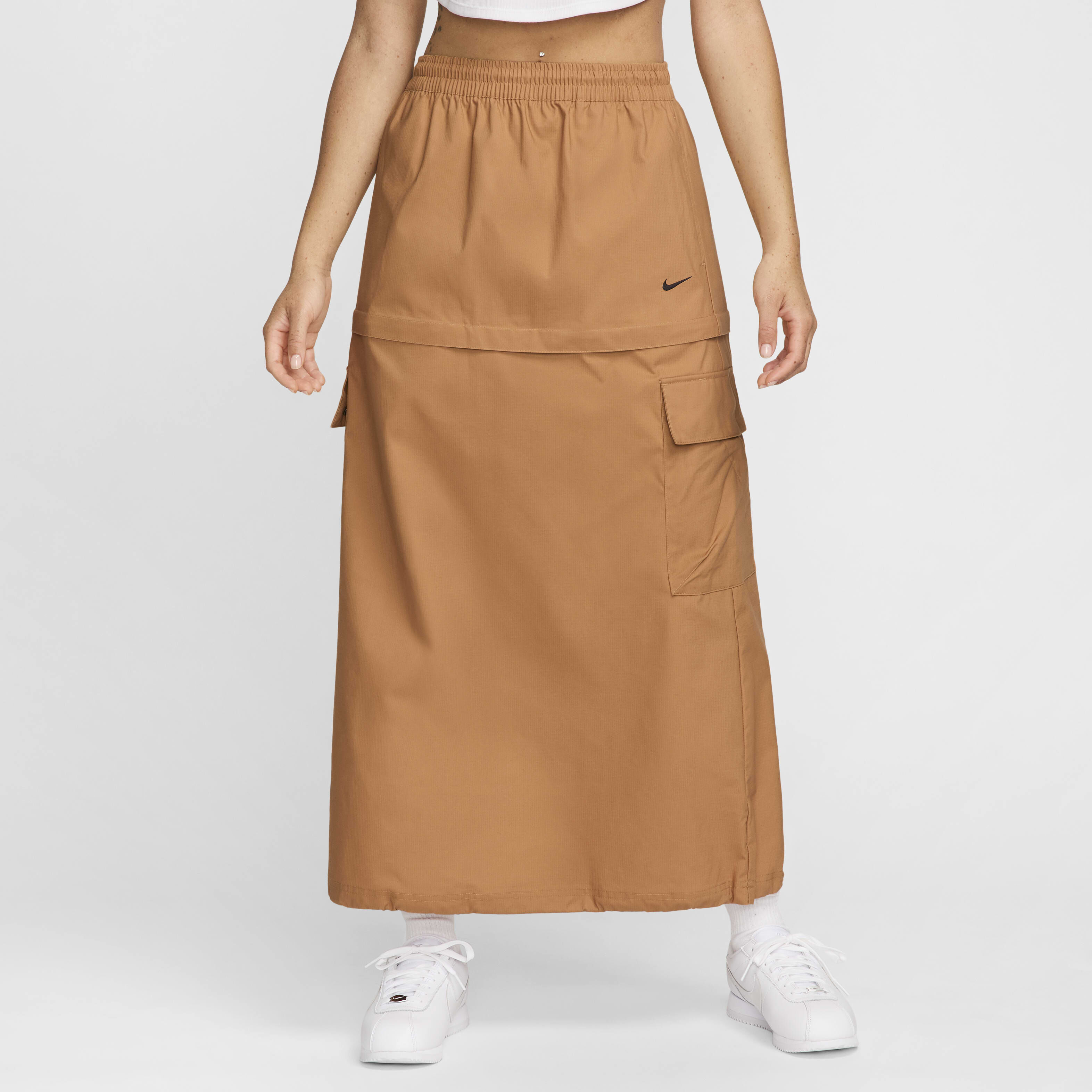 Buy Nike Sportswear Essential Women s Mid Rise Woven Cargo Midi Skirt Nike UAE Official