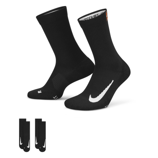 Shop NikeCourt Multiplier Cushioned Tennis Crew Socks (2 Pairs) | Nike UAE