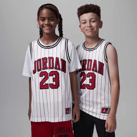 Kits & Jerseys-JRDN, Jordan 23 Striped Jersey, Big Kids Jersey Kits & Jerseys-JRDN, Jordan 23 Striped Jersey, Big Kids Jersey