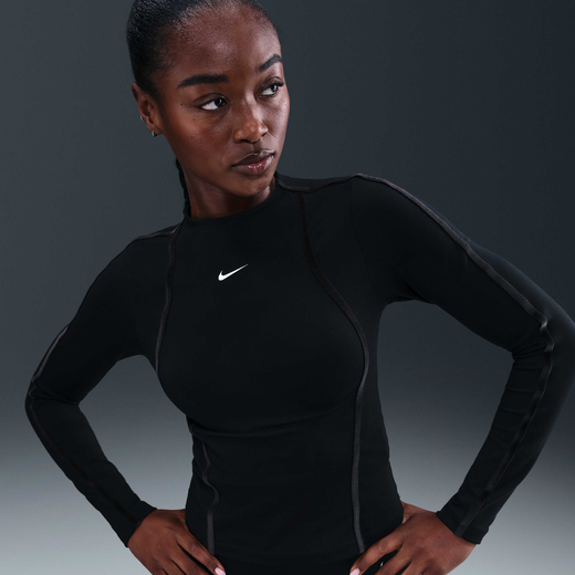 New In Women's-Nike, Nike One Fitted, Women's Dri-FIT Long-Sleeve Top