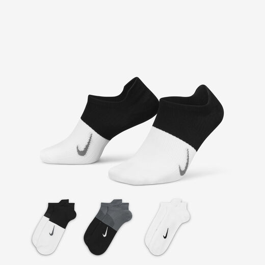 Yoga Socks-Nike, Nike Everyday Plus Lightweight, Women's Training No-Show Socks (3 Pairs)