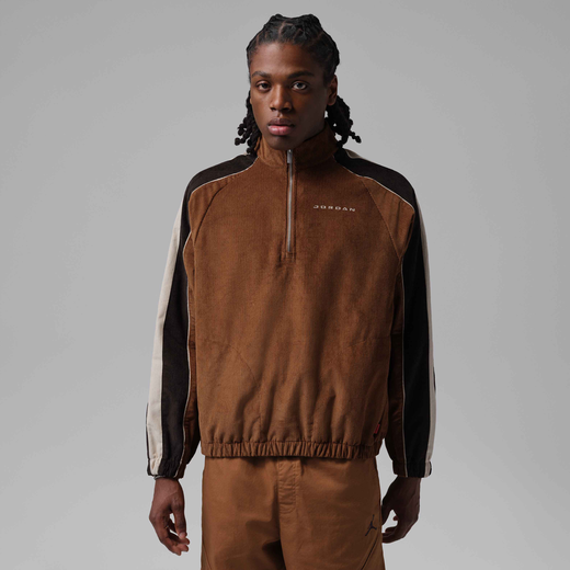 Lifestyle Hoodies & Sweatshirts-JRDN, Jordan Flight, Men's Corduroy 1/2-Zip Top