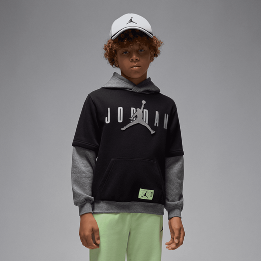 Hoodies & Sweatshirts-JRDN, Jordan, Big Kids' Future Flight Pullover Hoodie