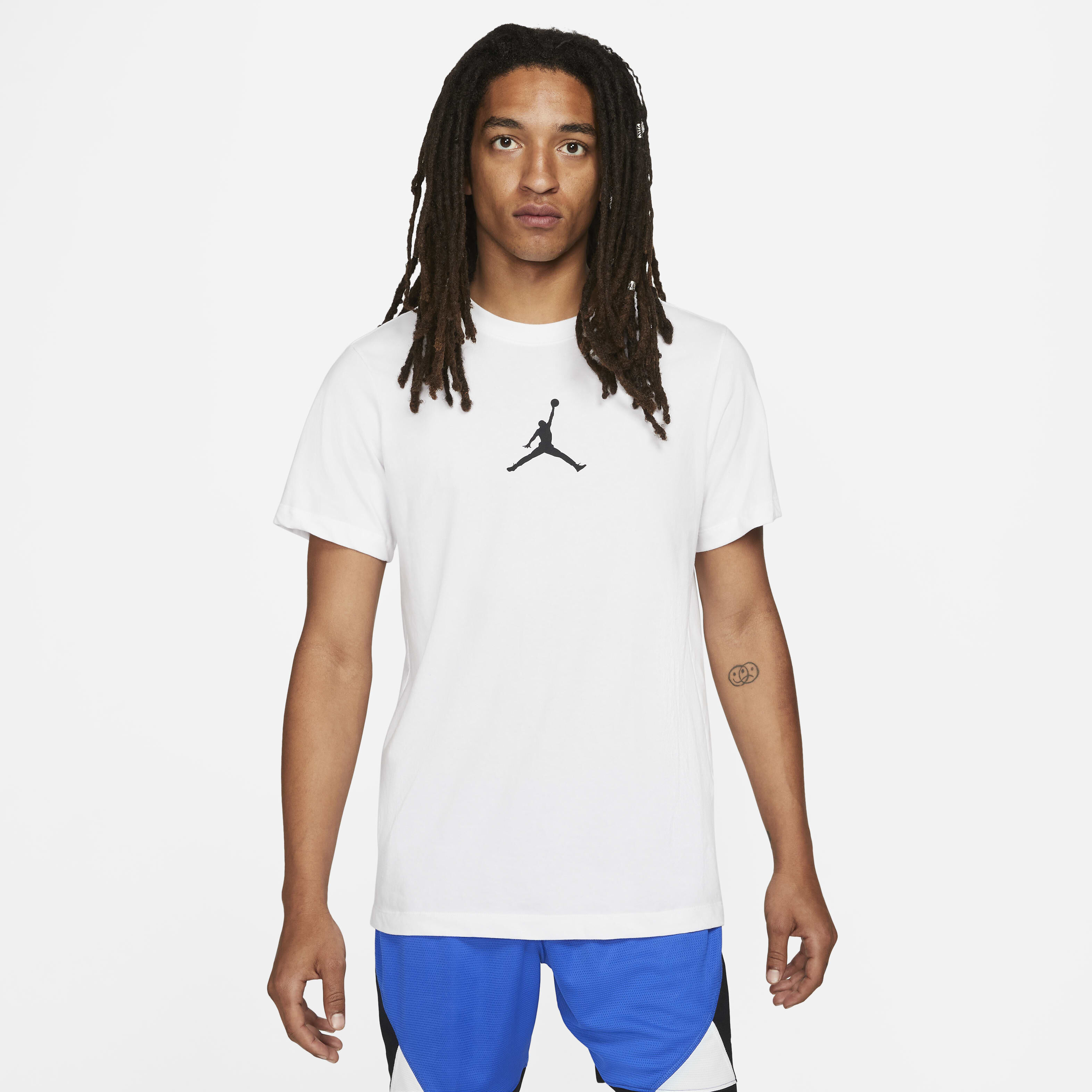Buy Jordan Jumpman Men's T-Shirt - White/Black | Nike UAE