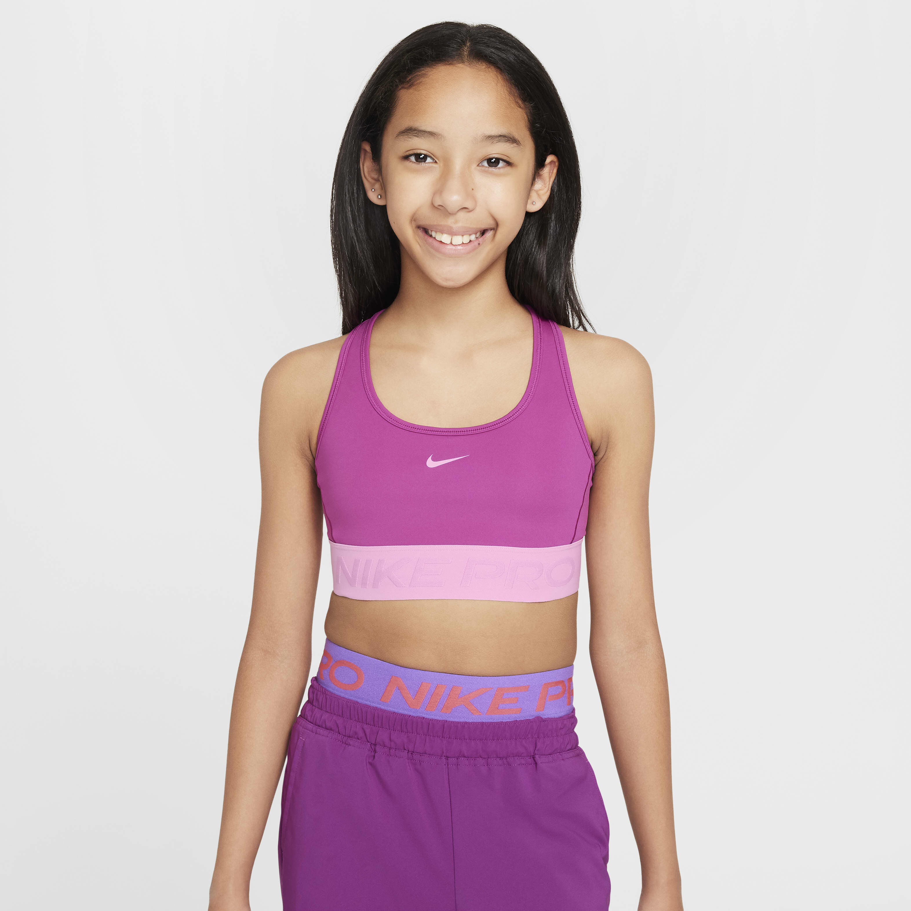 Youth red sports bra on sale