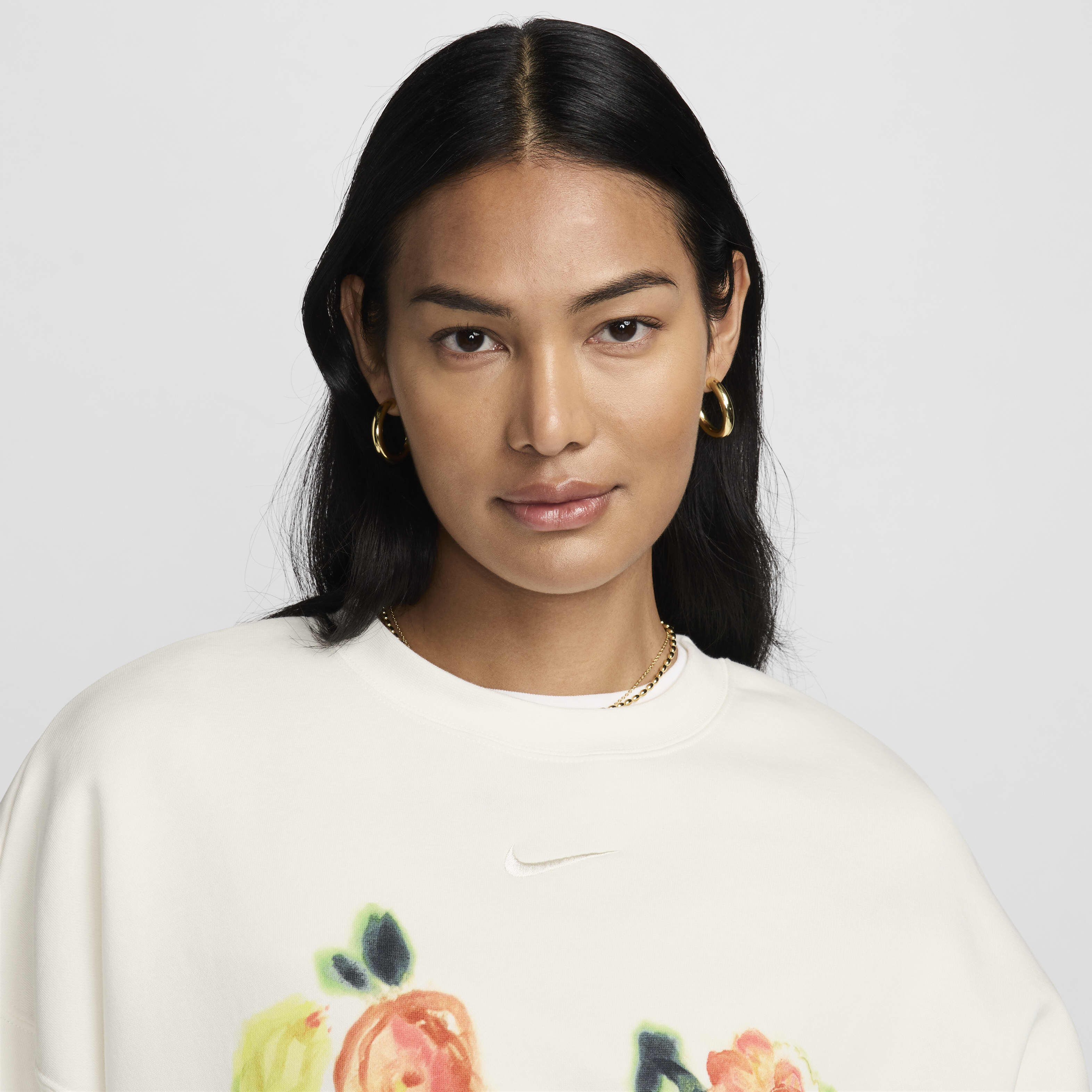 Buy Nike Sportswear Phoenix Fleece Women s Artist Collection Over Oversized Crew Neck Sweatshirt Nike UAE Official
