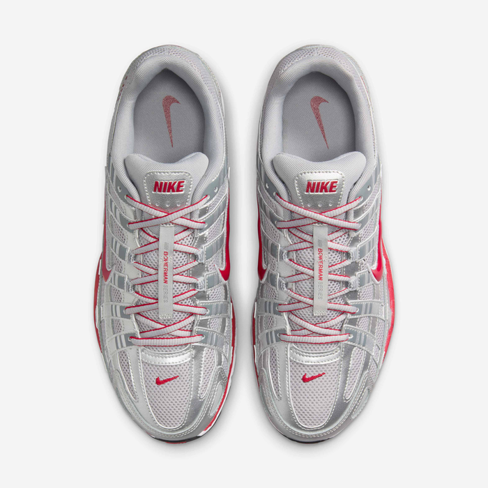 Buy Nike P-6000 Shoes - Metallic Silver/Flat Silver/Cool Grey/Gym Red ...