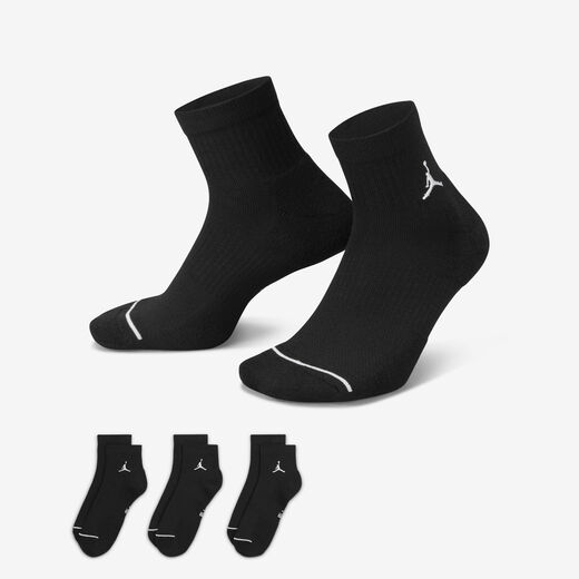 Jordan Socks-JRDN, Jordan, Everyday Ankle Socks (3 Pairs)
