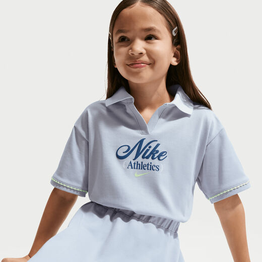 تنانير وفساتين للأطفال-نايكي, نايكي تينس لايفستايل, فستان بأكمام قصيرة للأطفال الصغار