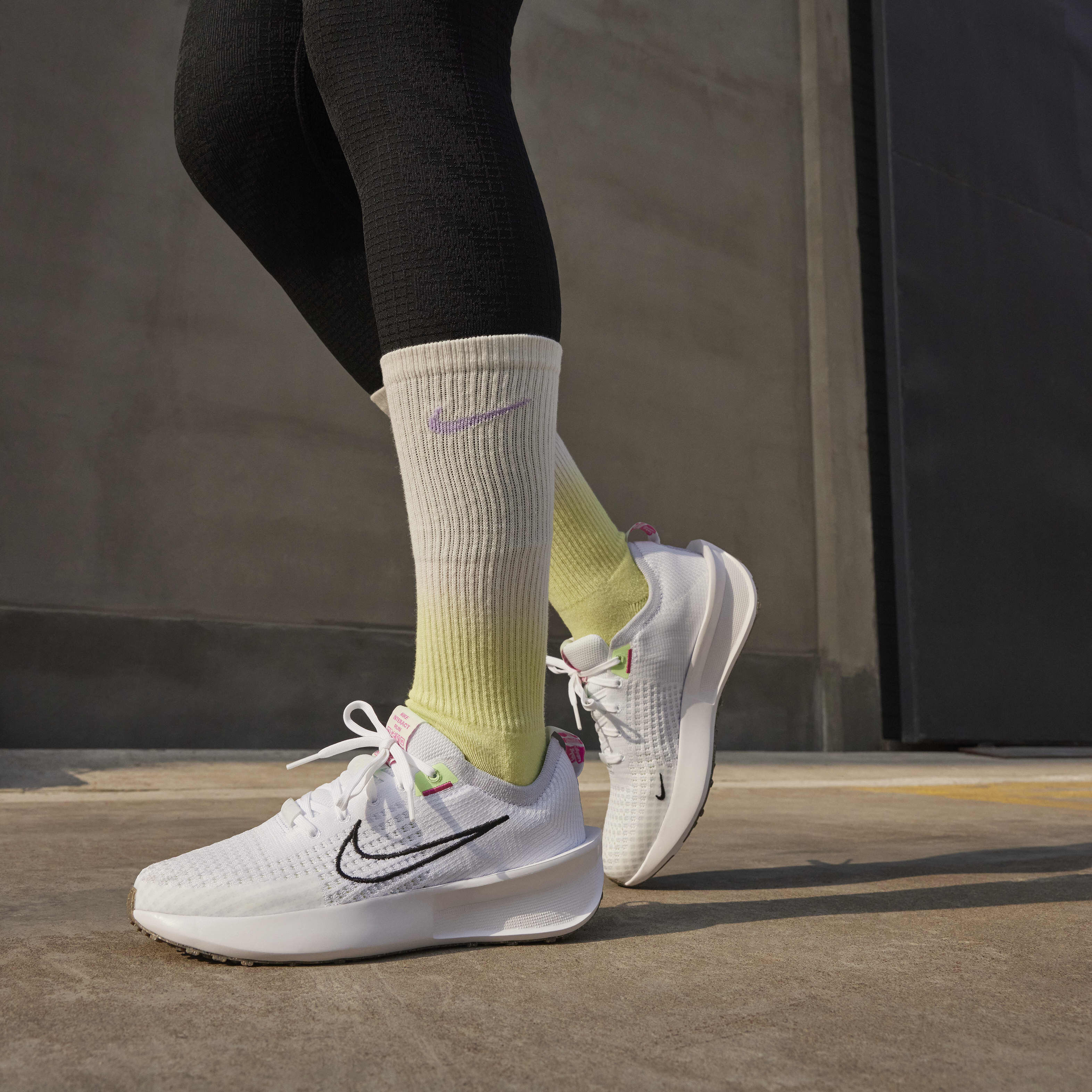 Buy Nike Interact Run Women's Road Running Shoes - White/Football Grey ...