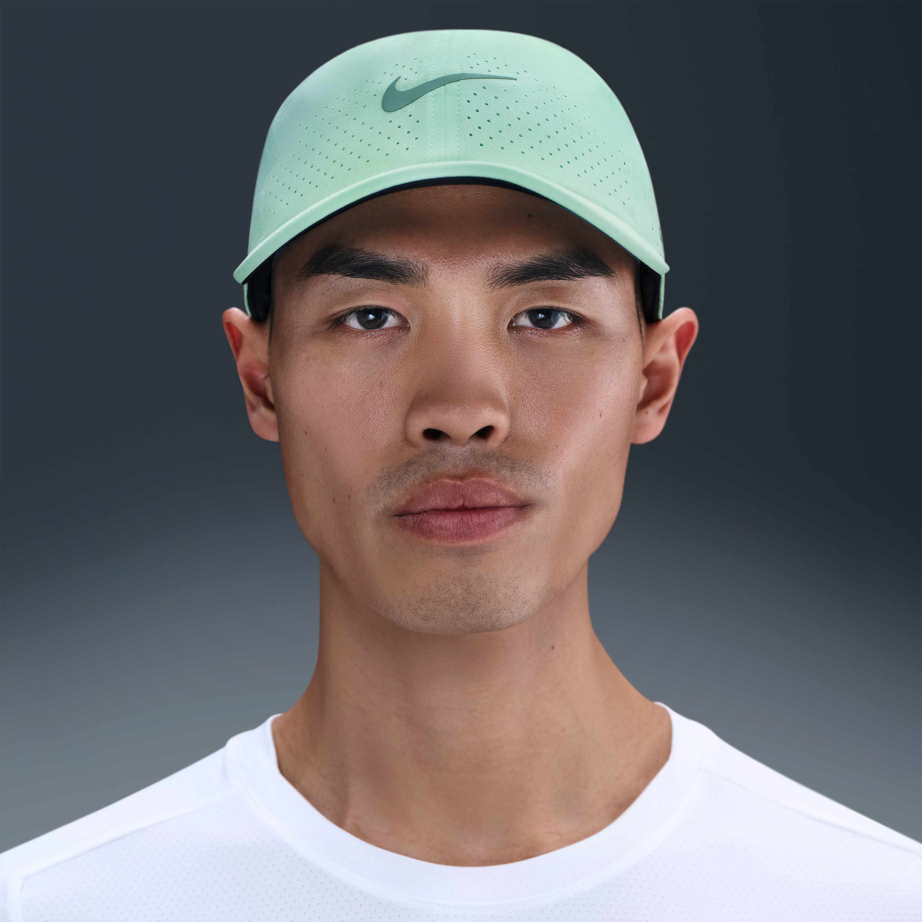 mint green nike cap