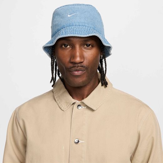 Bucket Hats-Nike, Nike Apex, Denim Bucket Hat