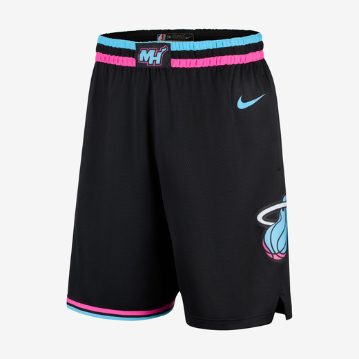 Basketball Shorts-Nike, Miami Heat City Edition, Men's Nike Dri-FIT NBA Swingman Shorts