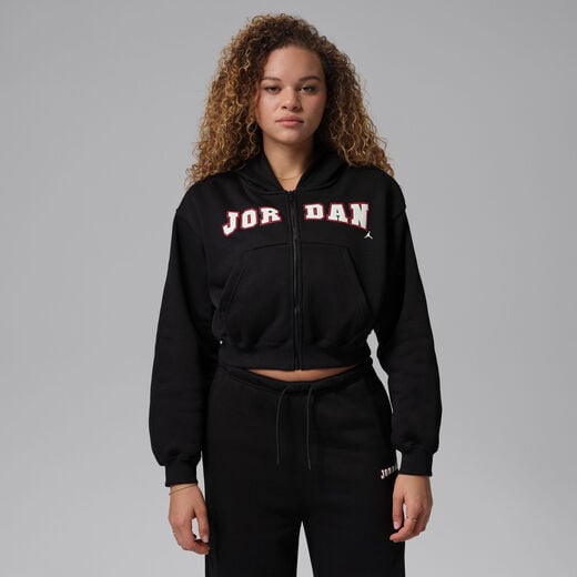 أناقة يومية للأطفال-جوردن, جوردن بروكلين فليس, هودي مو-دكروب بسحاب كامل للنساء