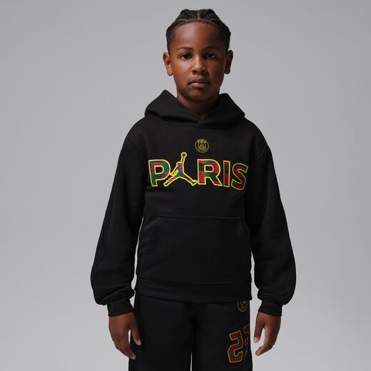 Kids' Hoodies-JRDN, Jordan Paris Saint-Germain Brooklyn Fleece, Big Kids' Pullover Hoodie