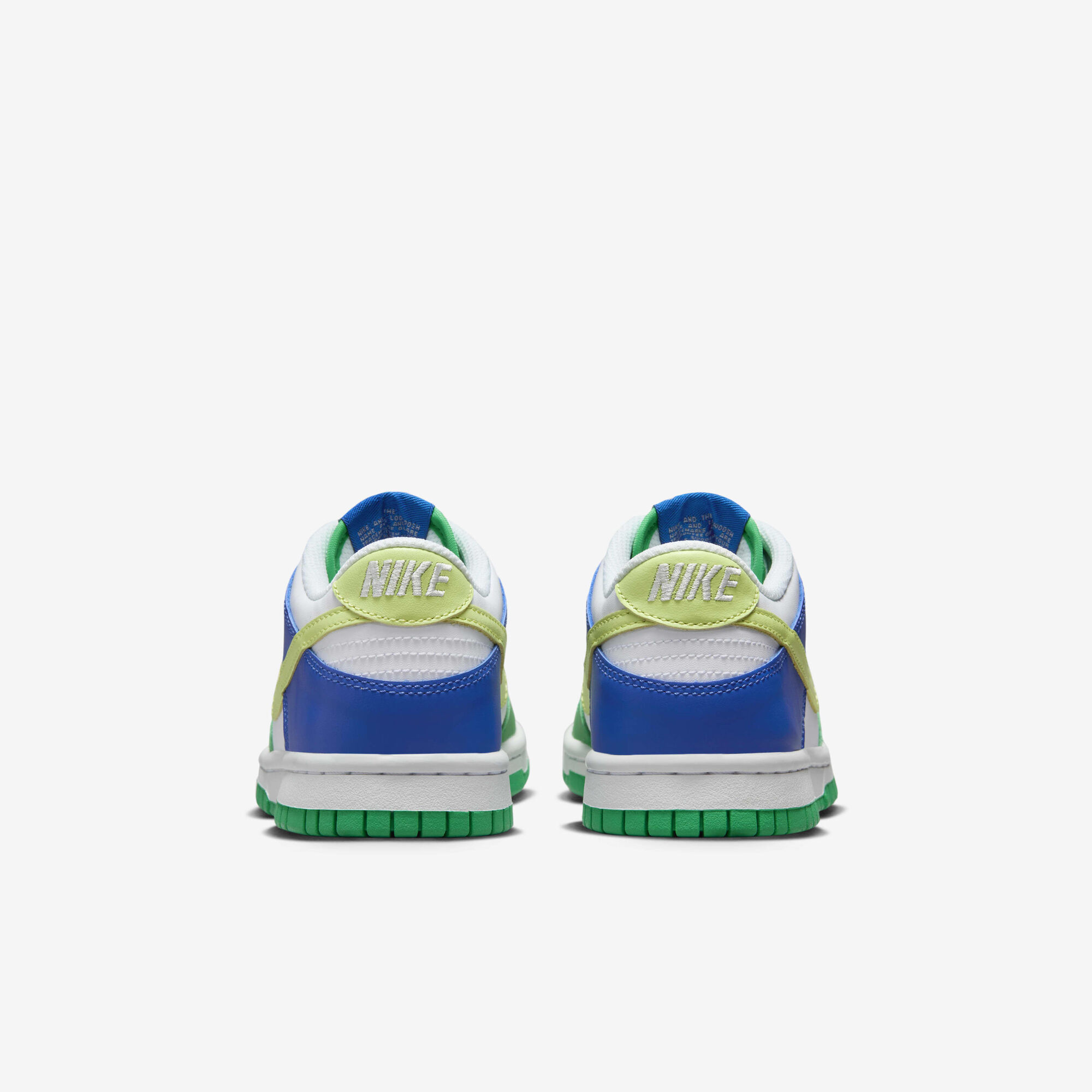 Buy Nike Dunk Low Older Kids' Shoes - White/Stadium Green/Game Royal ...