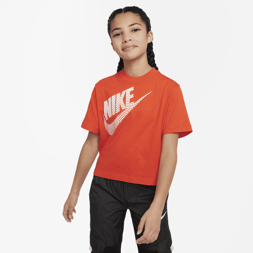 Orange nike sales shirt kids