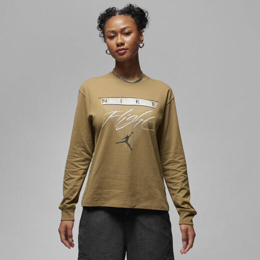T-Shirts & Tops-JRDN, Jordan, Women's Long-Sleeve Graphic T-Shirt