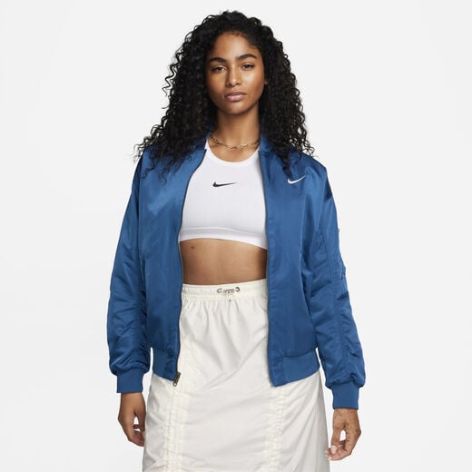 Jackets & Gilets-Nike, Nike Sportswear, Women's Reversible Varsity Bomber Jacket Jackets & Gilets-Nike, Nike Sportswear, Women's Reversible Varsity Bomber Jacket