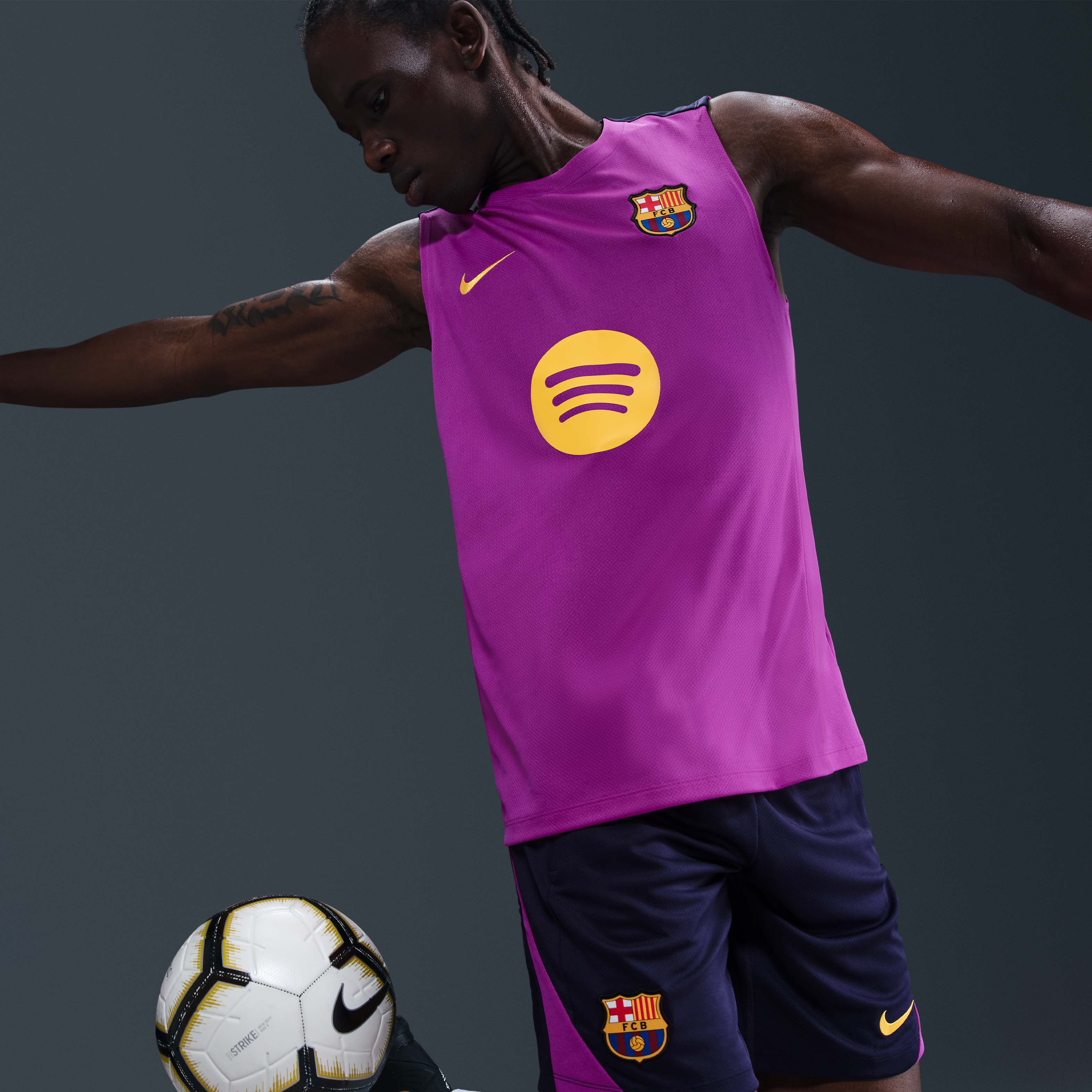 ウェア Barcelona nike football F.C. Barcelona Strike Men's Nike Dri-FIT Football Knit