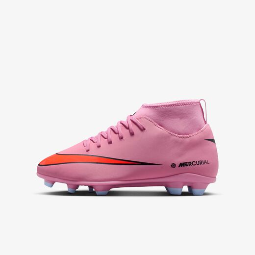 Kids' Football Multi Ground Shoes Sale-Nike, Nike Jr. Mercurial Superfly 10 Club, Younger/Older Kids' Multi-Ground High-Top Football Boot
