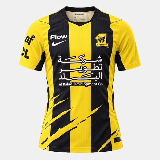 Football-Nike, Al-Ittihad F.C. 2026/27 Match Home, Men's Nike Aero-FIT Football Jersey