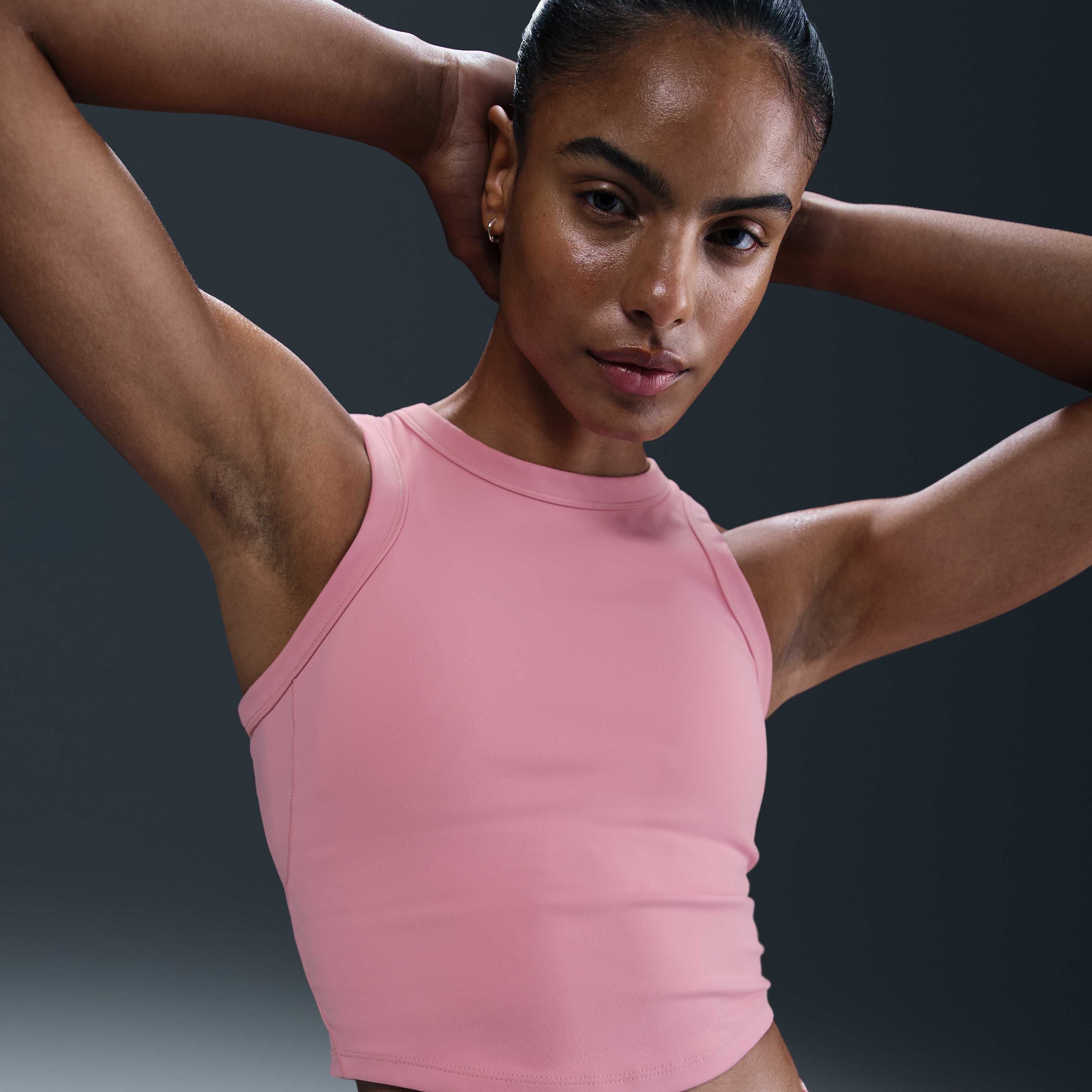 nike crop top pink