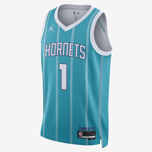NBA Jerseys-JRDN, Charlotte Hornets Icon Edition 2022/23, Men's Jordan Dri-FIT NBA Swingman Jersey