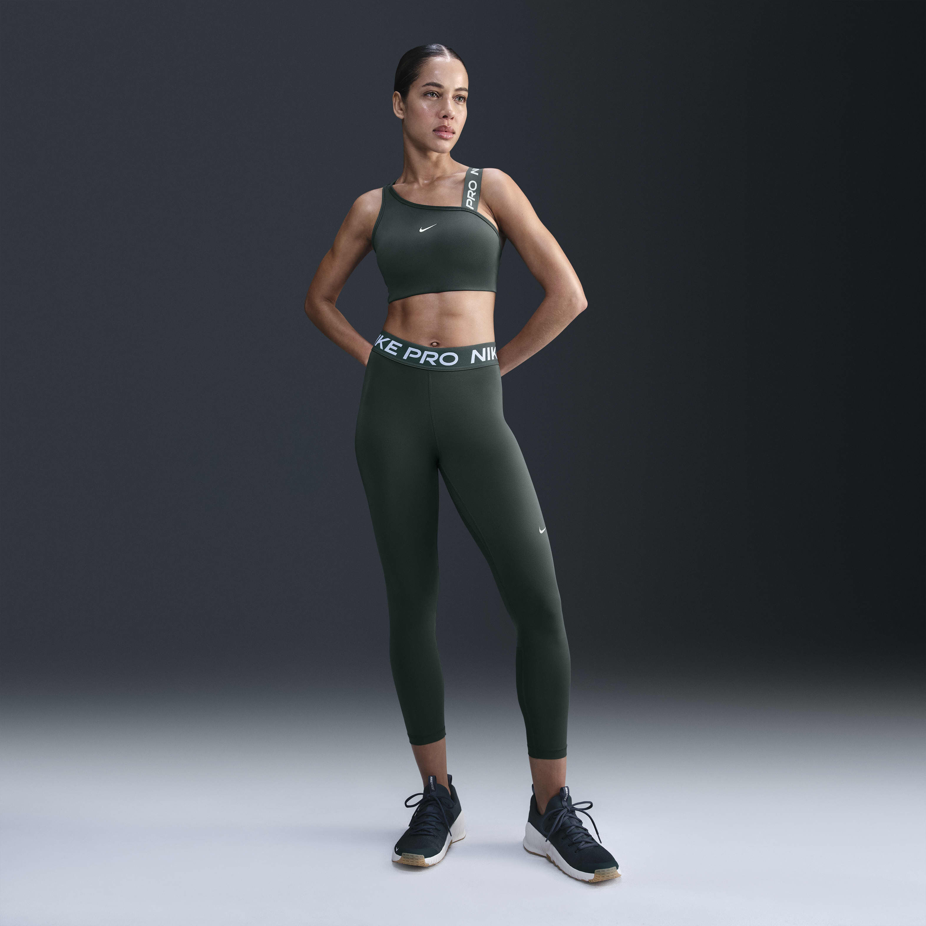 Nike Pro Swoosh Asymmetrical image number 3