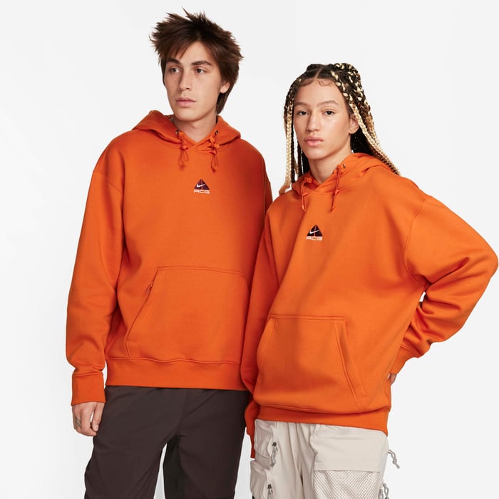 Buy Nike ACG Therma-FIT Fleece Pullover Hoodie Campfire Orange