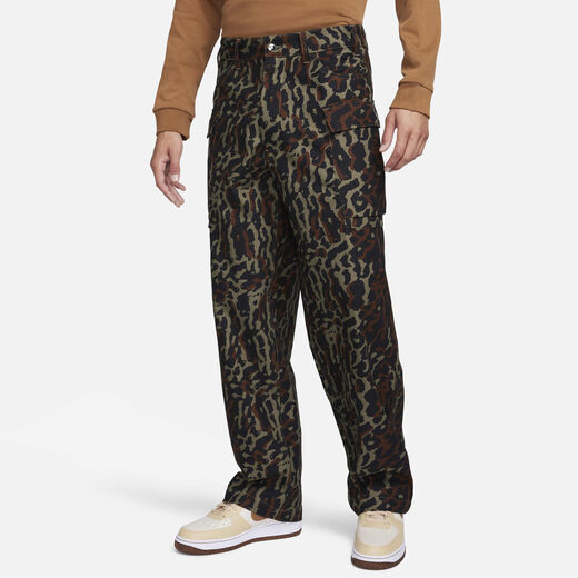 Trousers & Tights-Nike, Nike Life, Men's All-Over Print Cargo Trousers