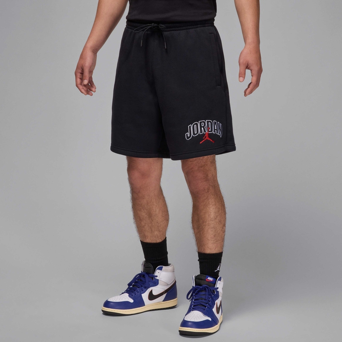 Buy Jordan Brooklyn Fleece Men's Graphic Shorts Black/Gym Red