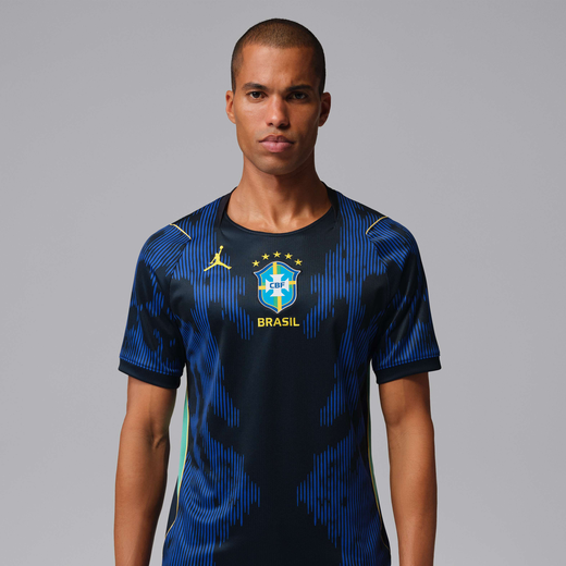 National Football Kits 2026-JRDN, Brazil 2026 Stadium Away, Men's Jordan Dri-FIT Football Replica Shirt