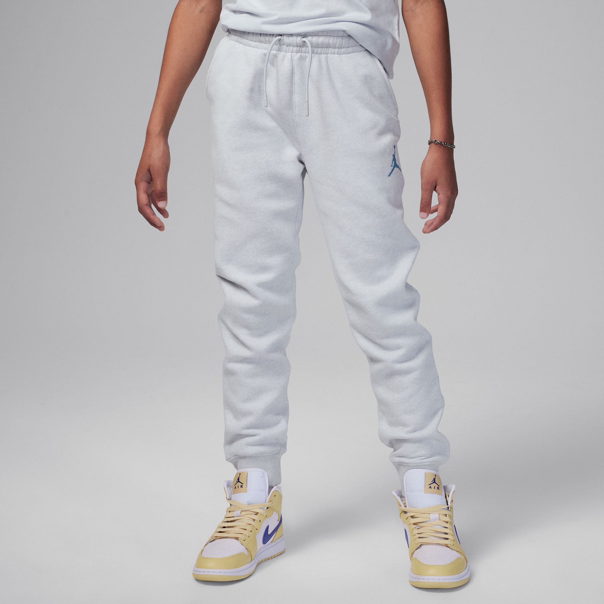 Buy Jordan MJ Flight MVP Big Kids' Pants - Platinum Heather