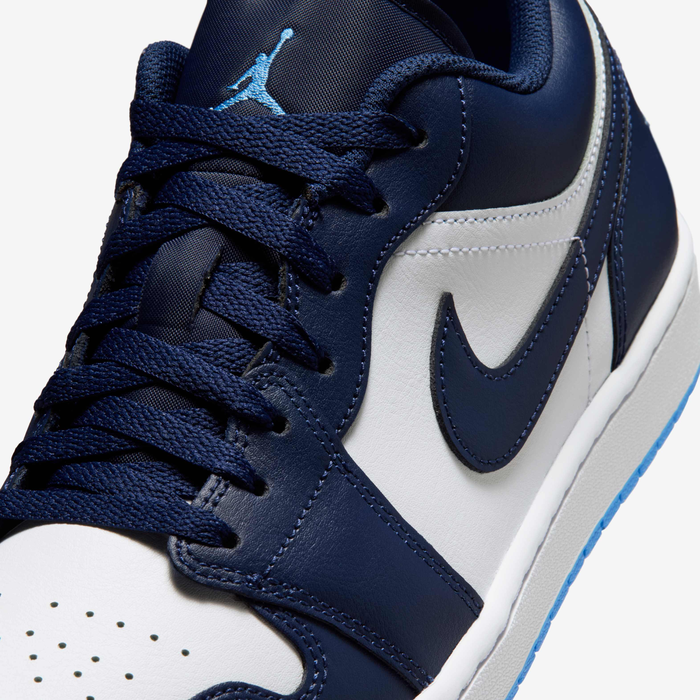 Buy Air Jordan 1 Low Men's Shoes - Midnight Navy/White/University Buy Air Jordan 1 Low Men's Shoes - Midnight Navy/White/University