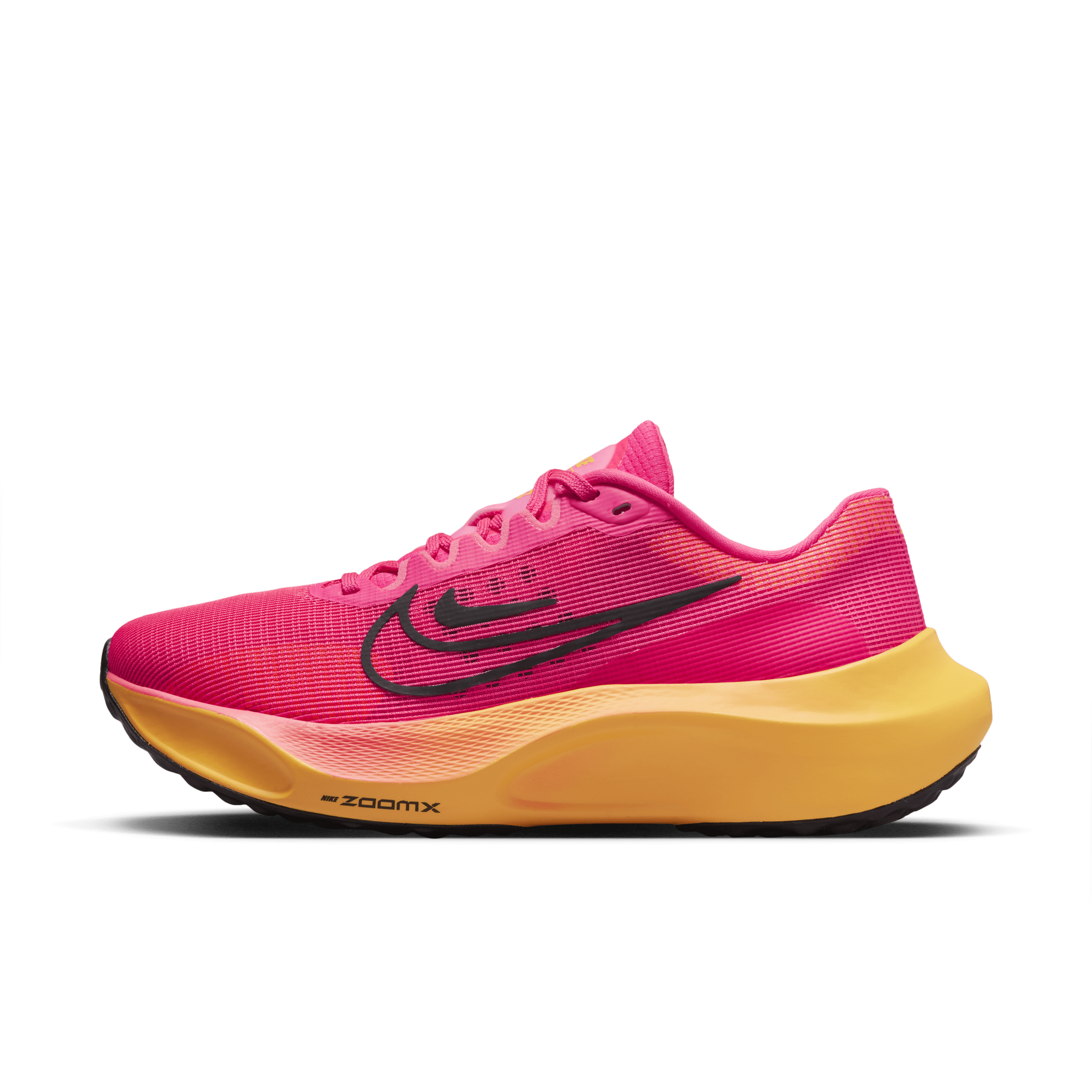 Pink nike sales running shoes