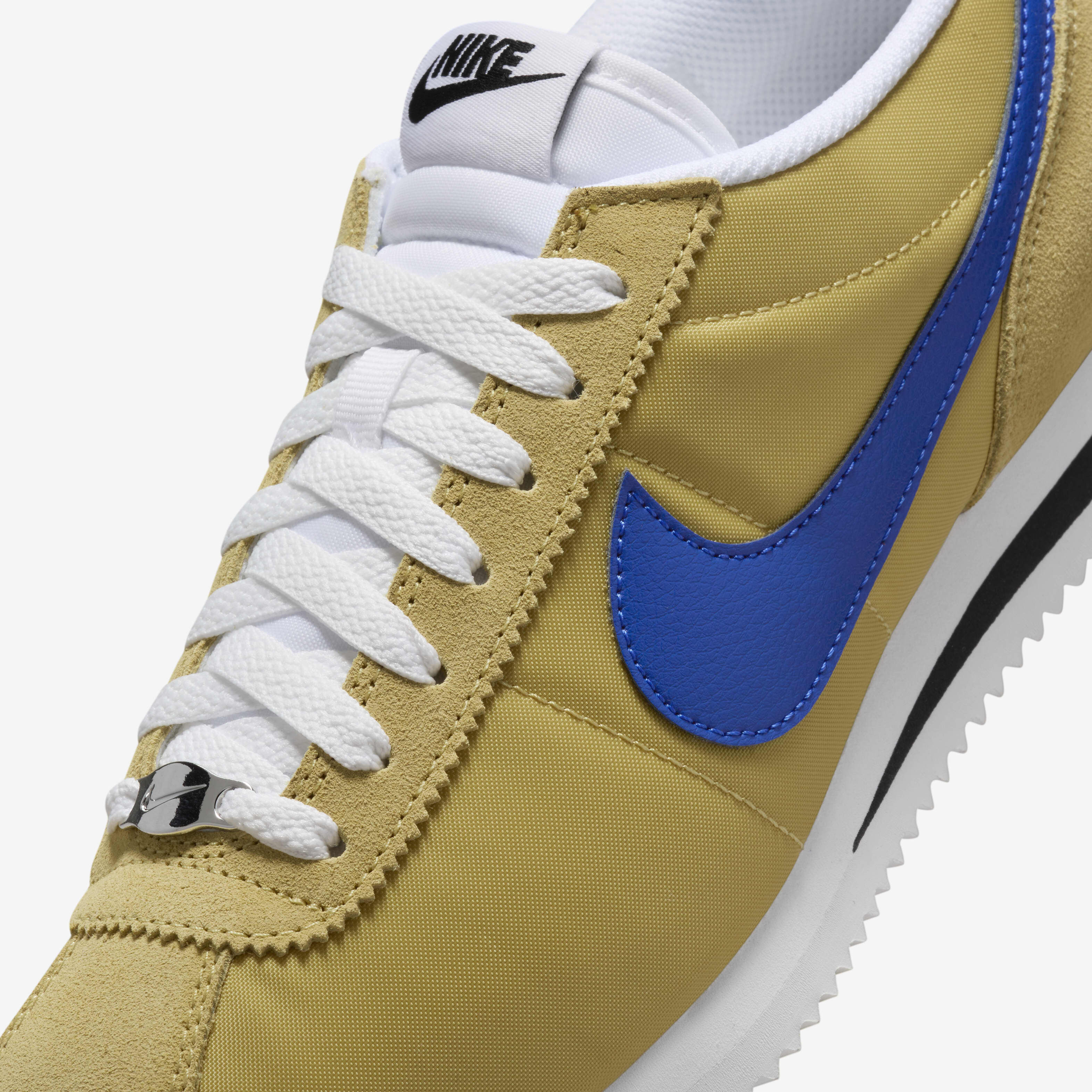 Yellow and white cortez top