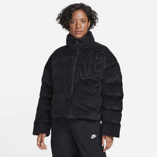 Women's Puffer Jackets-Nike, Nike Sportswear Essential, Women's Therma-FIT Oversized Corduroy Puffer