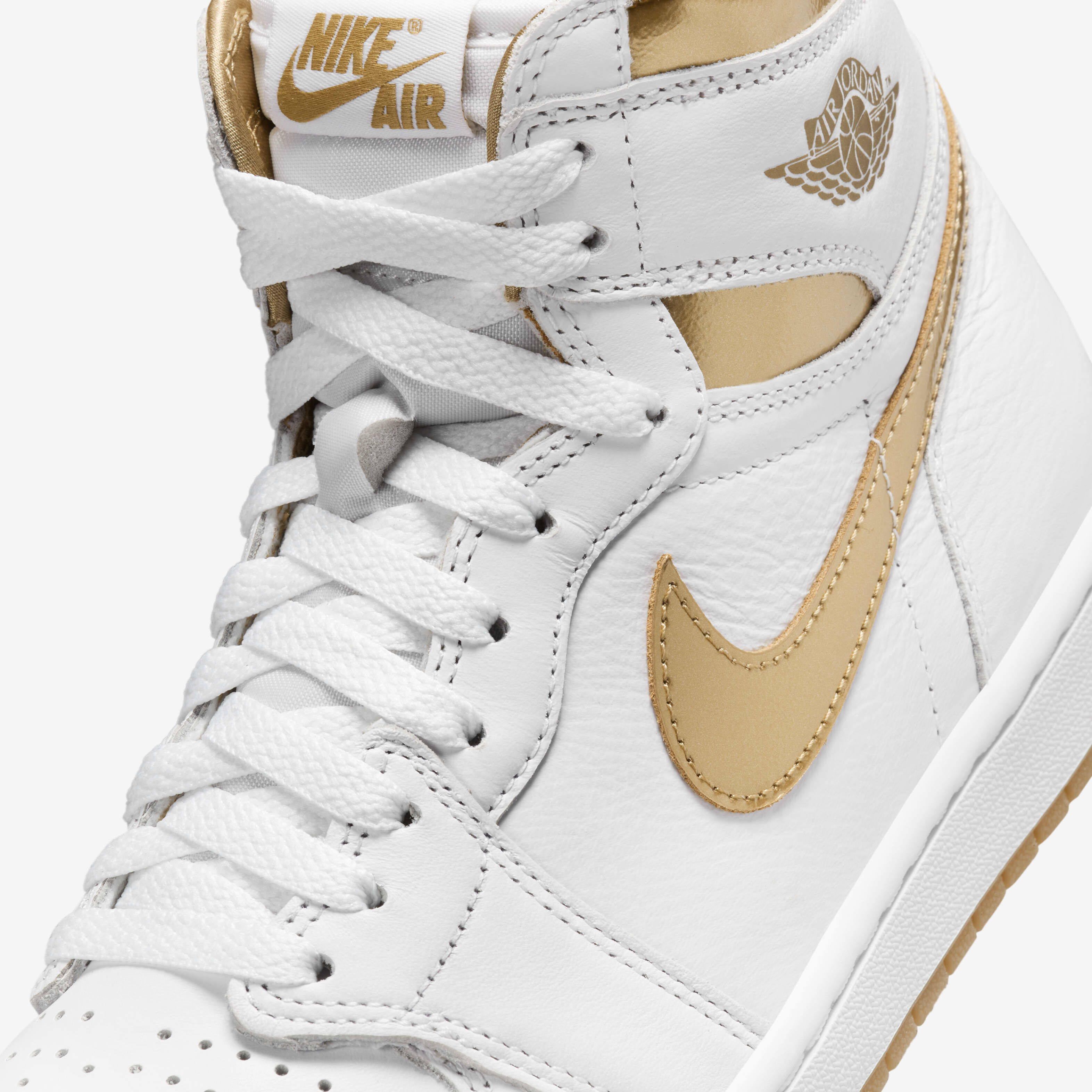 Air jordan 1 retro high og all white on sale