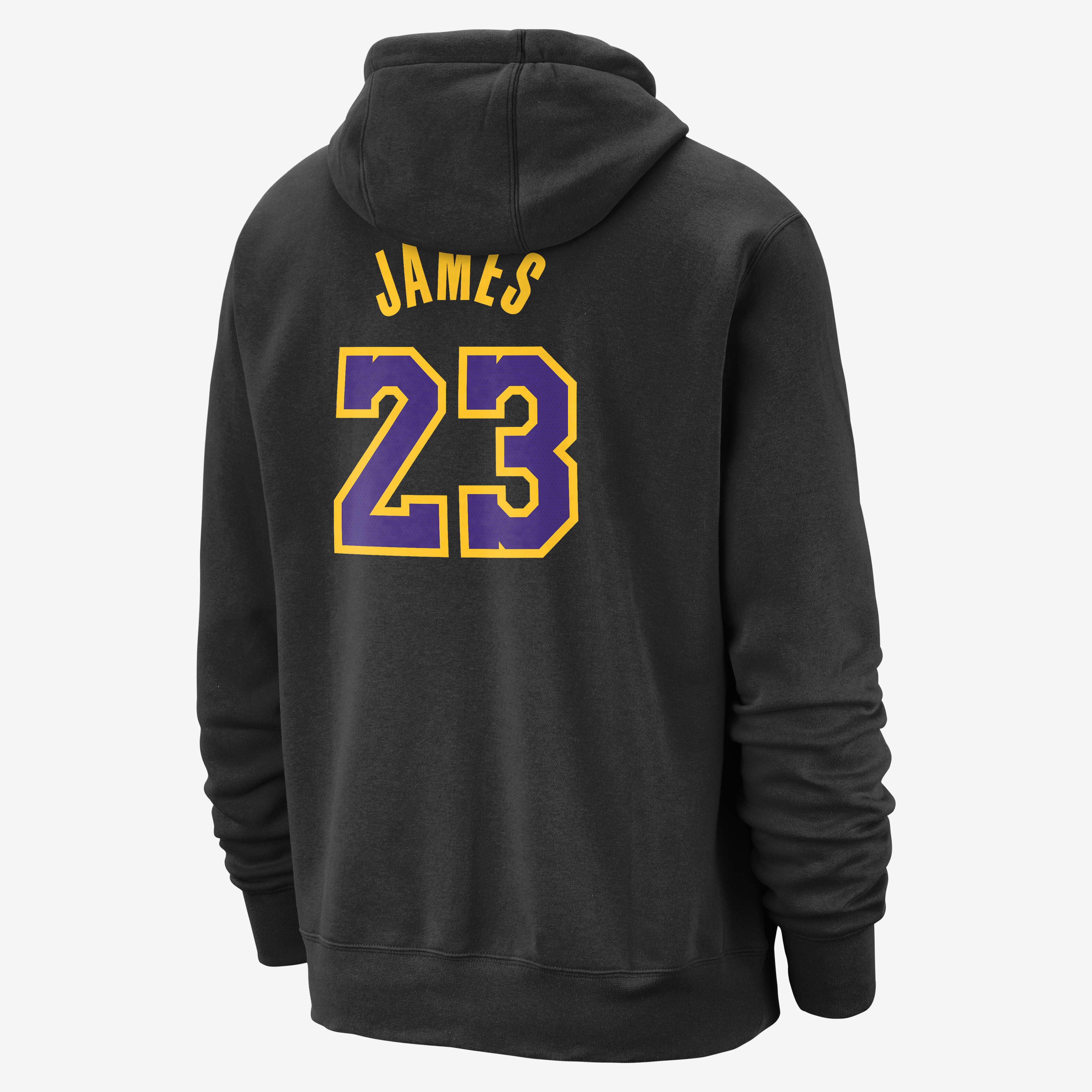 Buy LeBron James Los Angeles Lakers Club Fleece City Edition Men s Nike NBA Pullover Hoodie Black Nike UAE Official