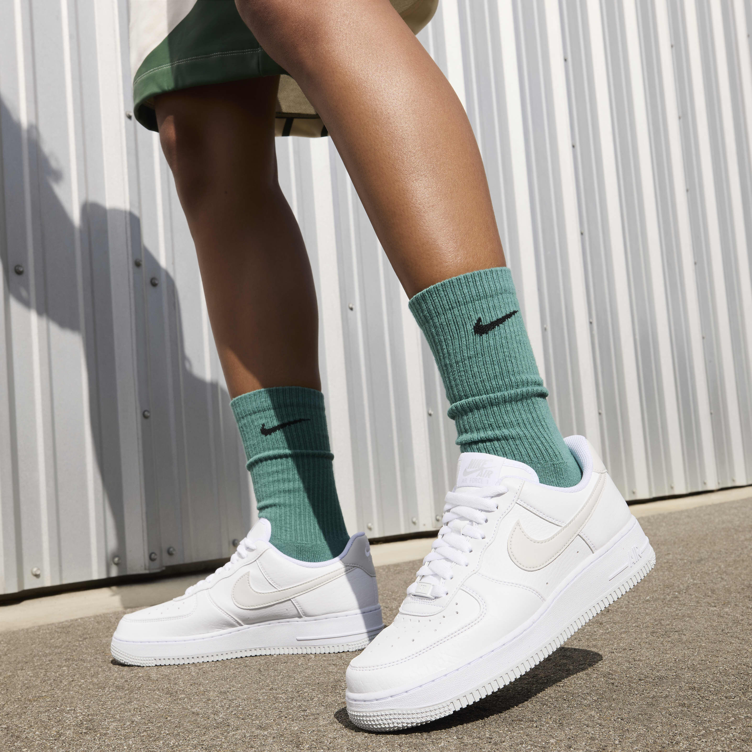 Buy Nike Air Force 1 07 Next Nature Women s Shoes White White Volt Photon Dust Nike UAE Official
