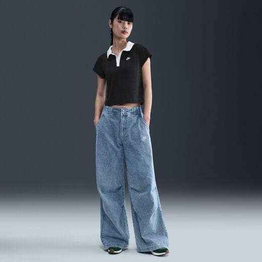 Women's Polo T-Shirts-Nike, Nike Sportswear, Women's Slim Retro Polo Top Women's Polo T-Shirts-Nike, Nike Sportswear, Women's Slim Retro Polo Top