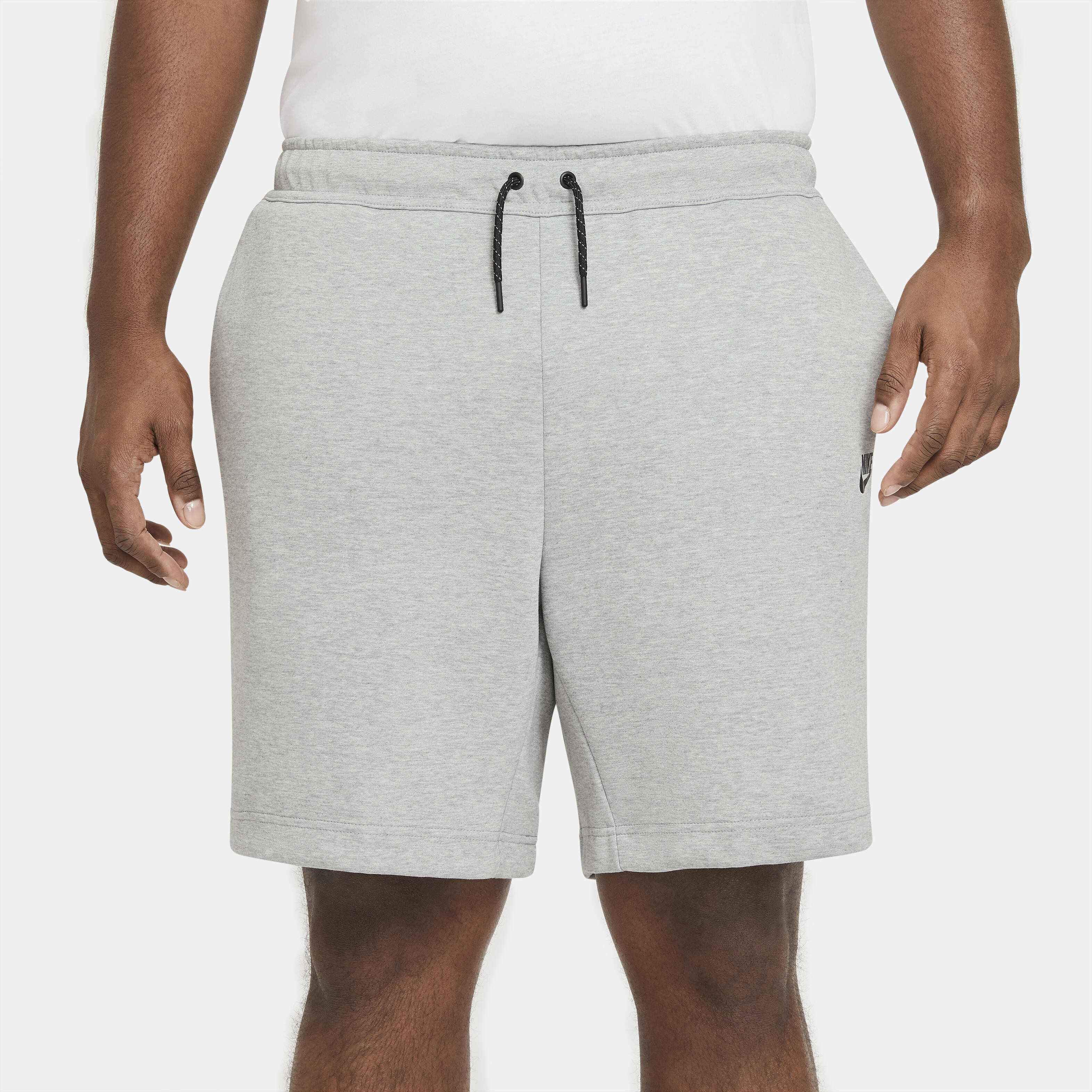 Buy Nike Sportswear Tech Fleece Men s Shorts Dark Grey Heather Black Nike UAE Official