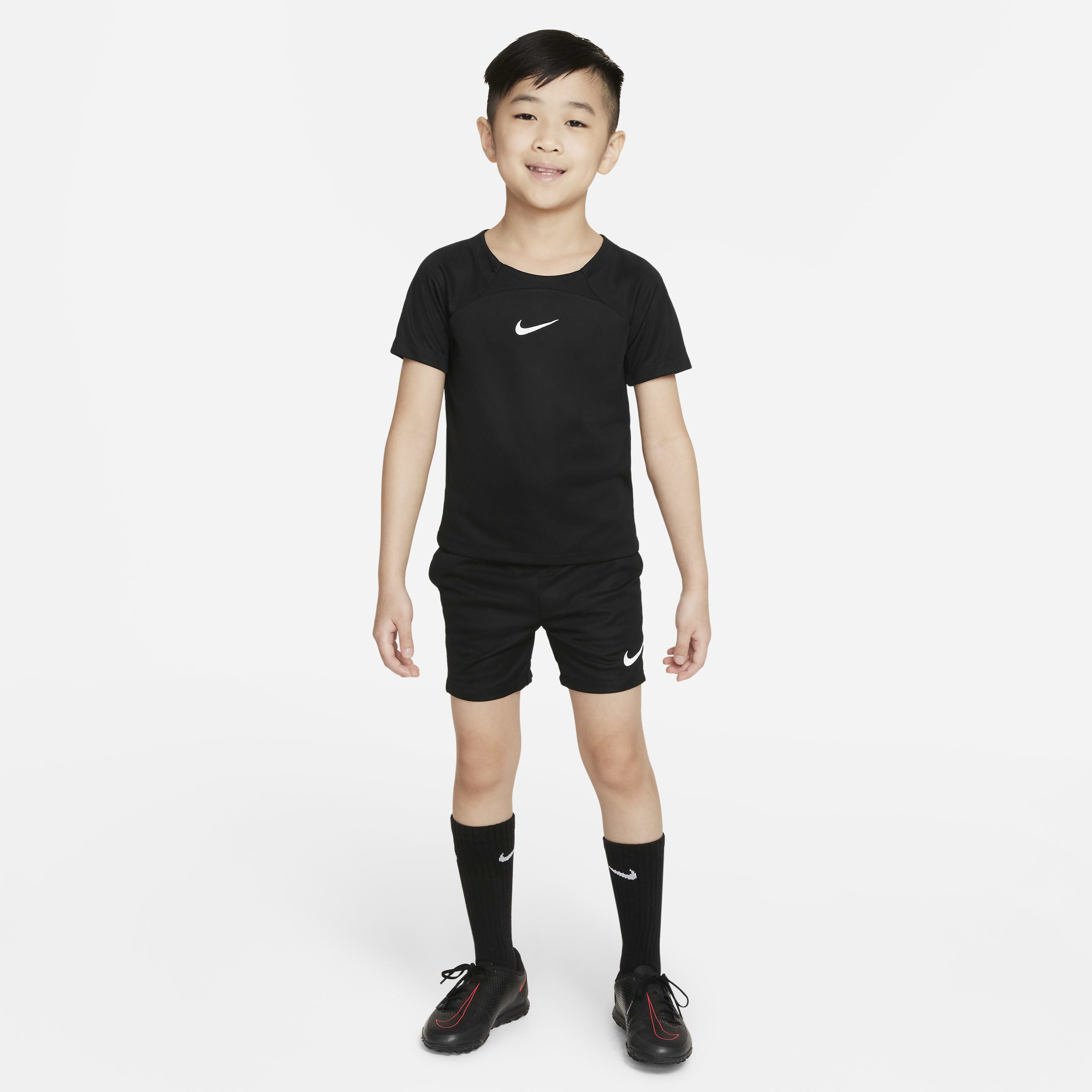 Buy Nike Dri FIT Academy Pro Younger Kids Knit Football Training Kit Black Black White Nike UAE Official